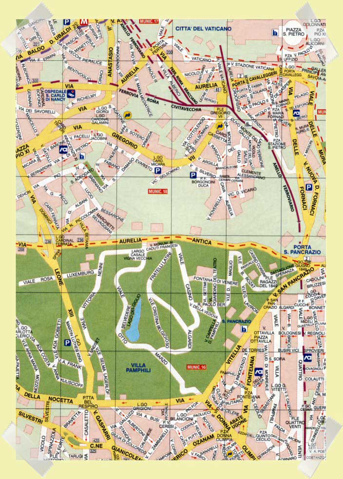 roma mapa