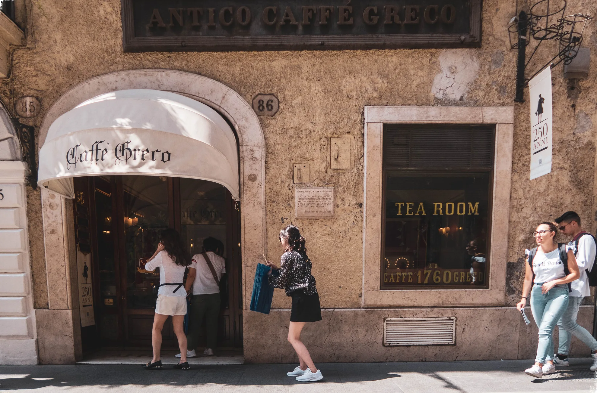 Caffe Greco en Via Condotti