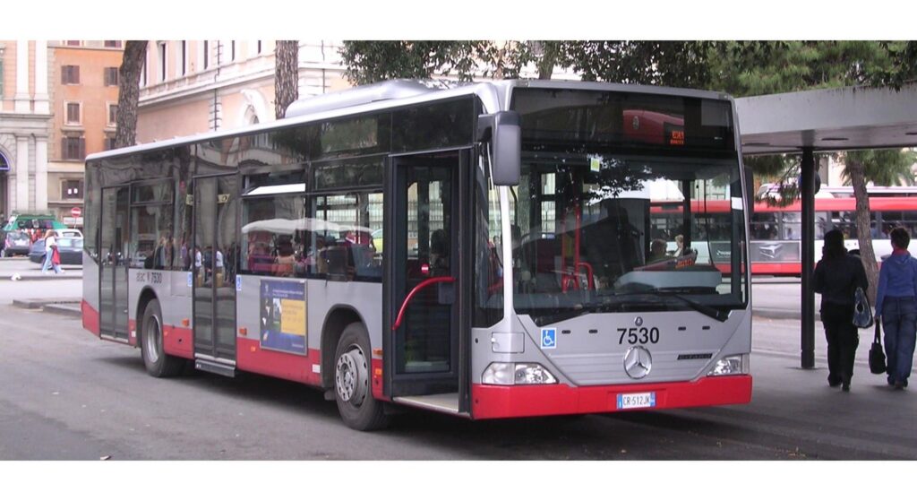 Autobuses en Roma