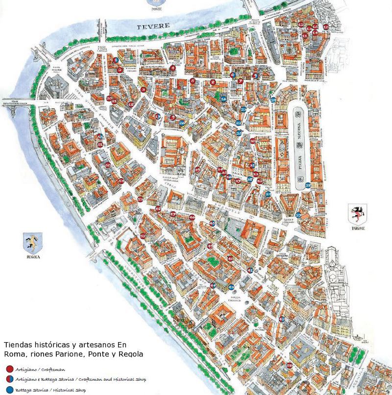 Mapas para visitar Roma 2