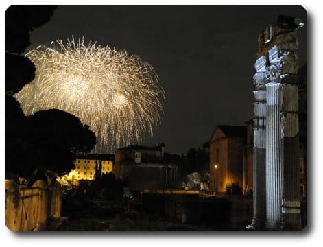 Cena lentejas para celebrar el año nuevo en Roma