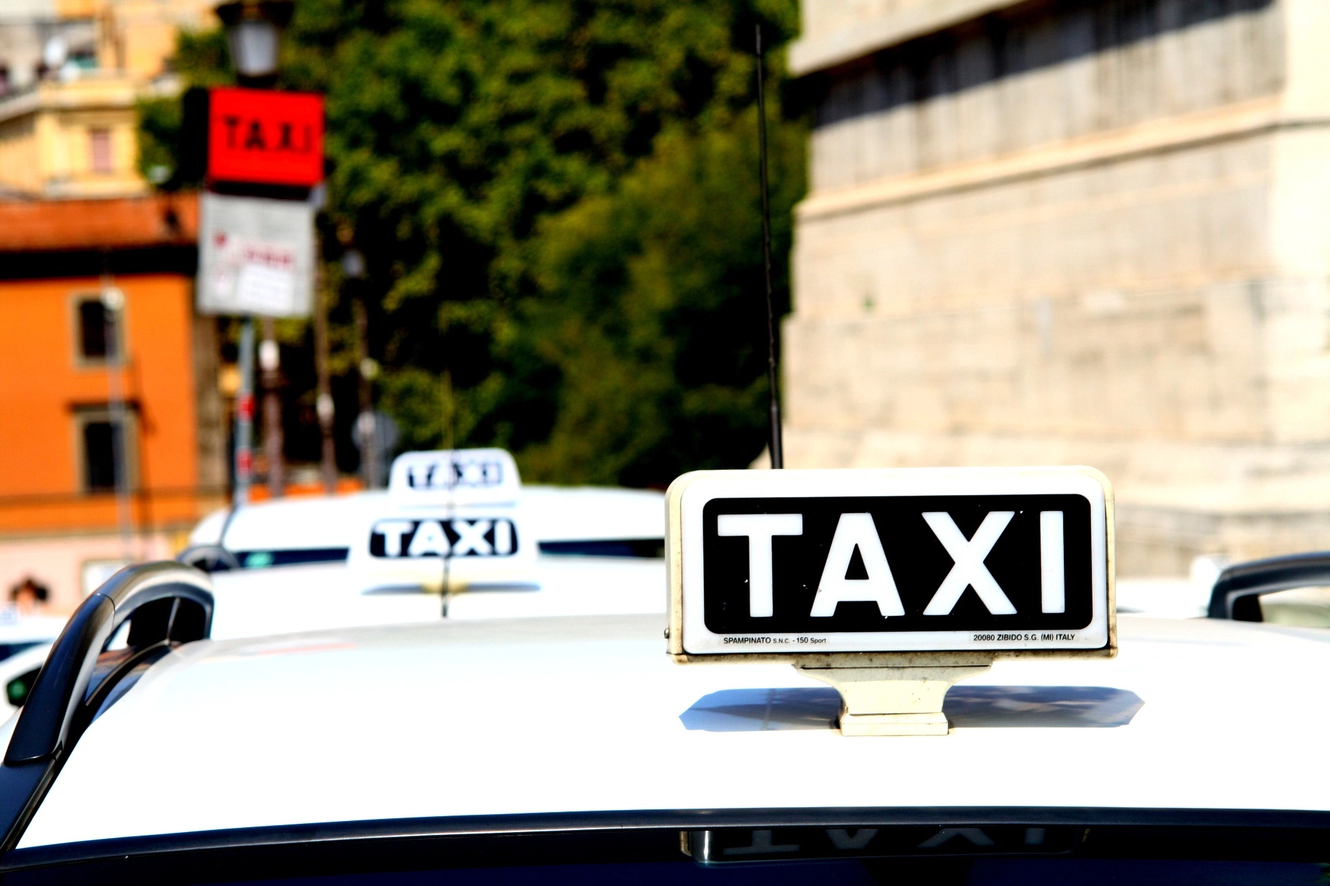 taxi en Roma