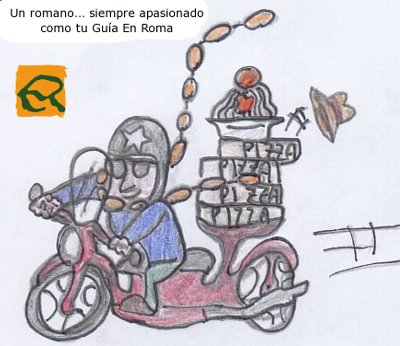 vespa-roma-dibujo