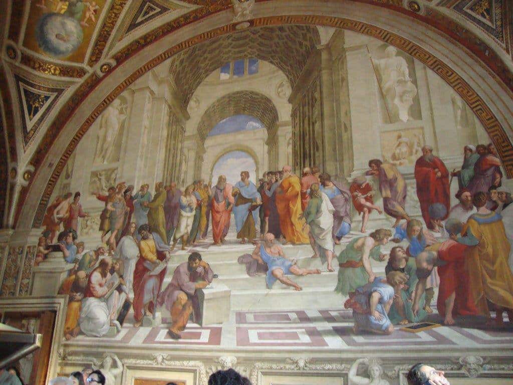 frescos Rafael Academia Vaticano