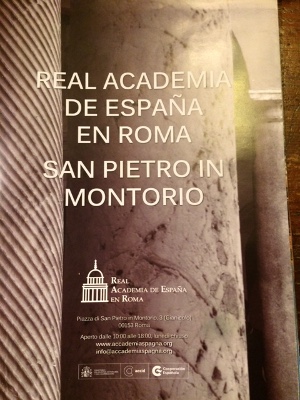 visita roma en español en la Academia de España