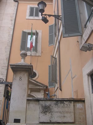 biblioteca angelica junto a la iglesia de san agustin en Roma