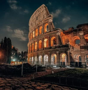 Visita Coliseo de Noche
