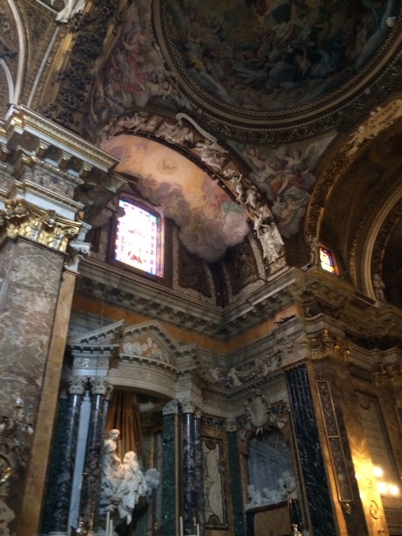 Santa Maria della Vittoria éxtasis de Santa Teresa de Bernini