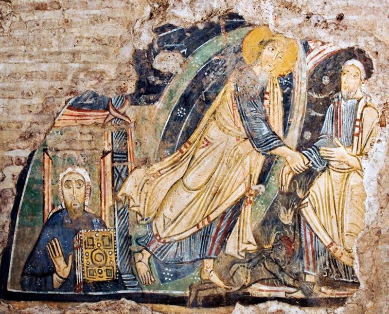 Frescos basílica paleocristiana de San Clemente en Roma