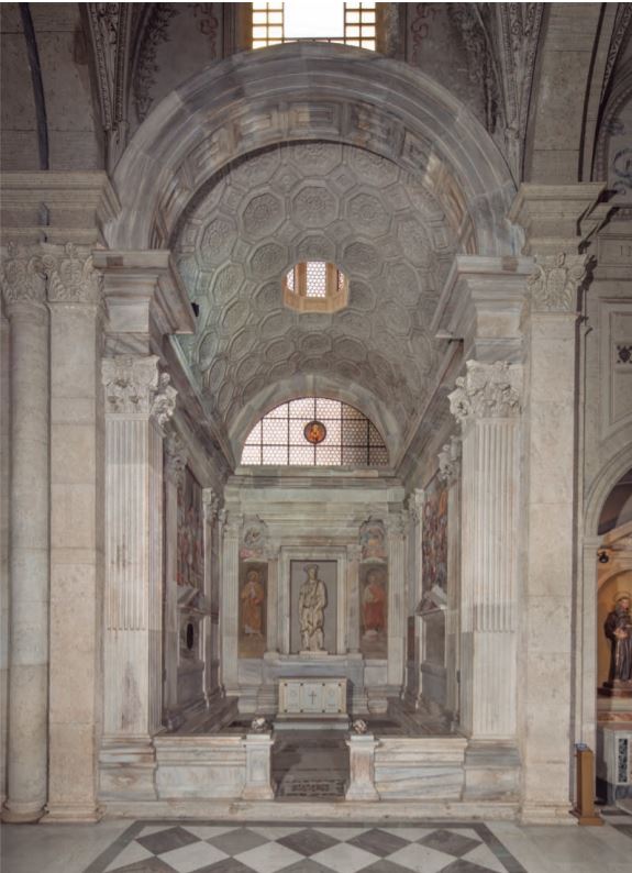 Capilla dedicada a Santiago en Plaza Navona