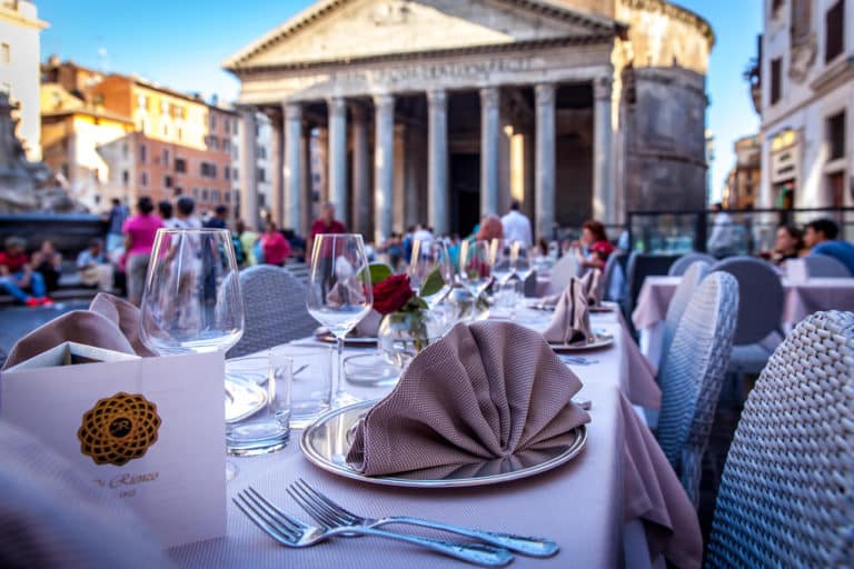 Restaurante en Roma Di Rienzo