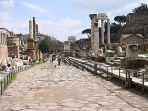 via sacra foro romano