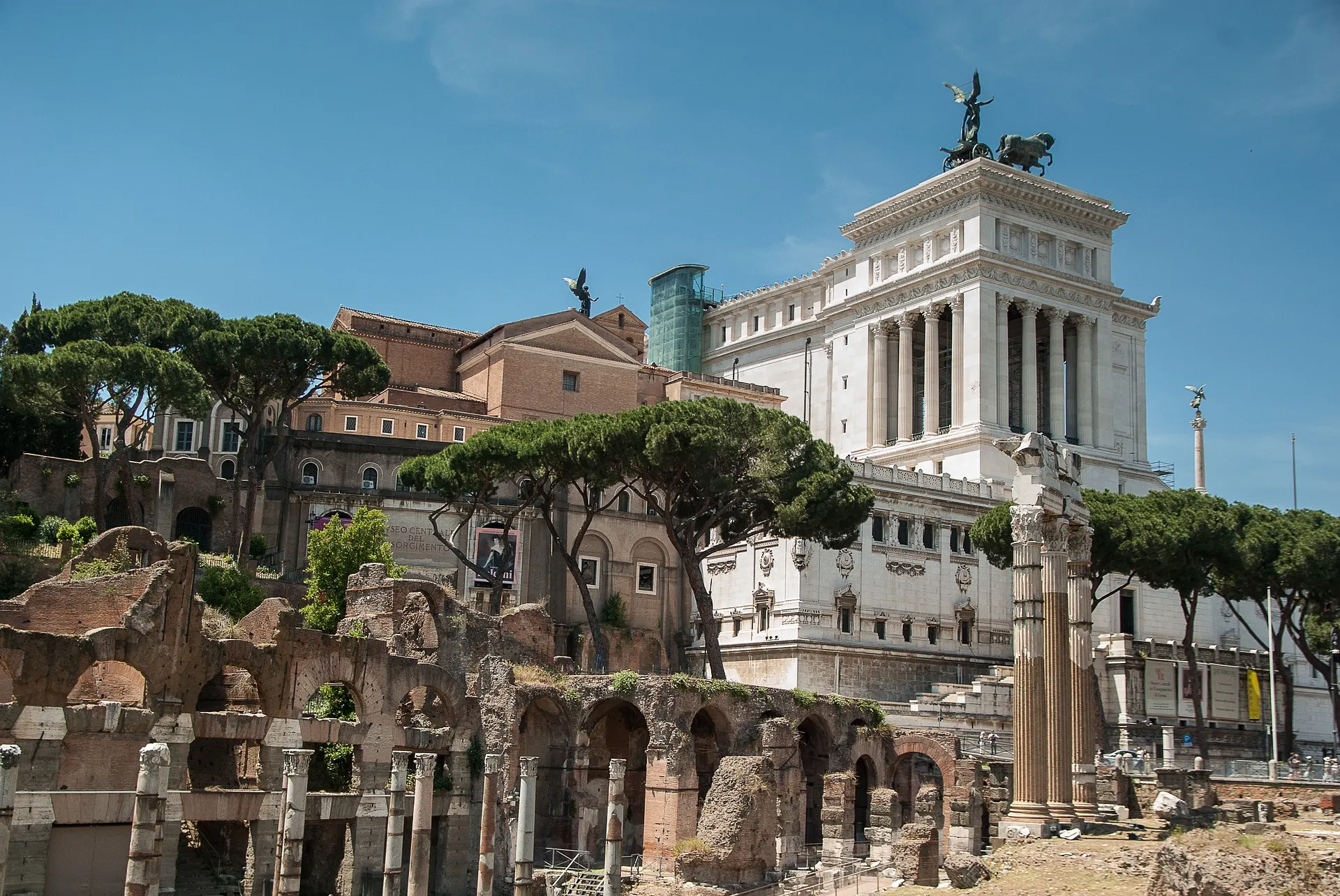 Vittoriano desde Via dei Fori Imperiali