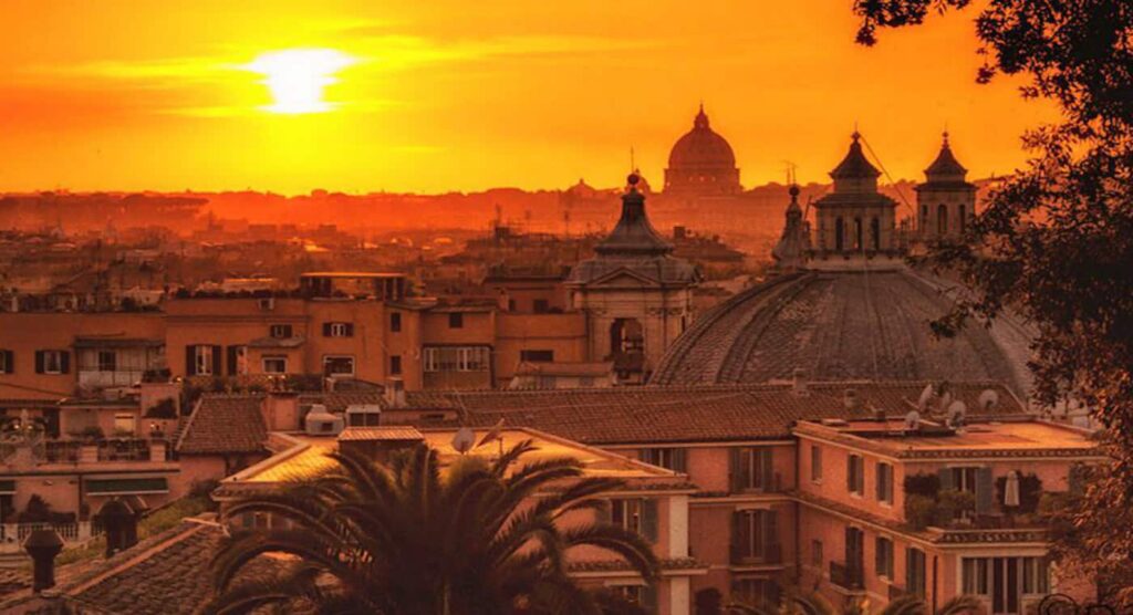 puesta del sol roma tour san valentin