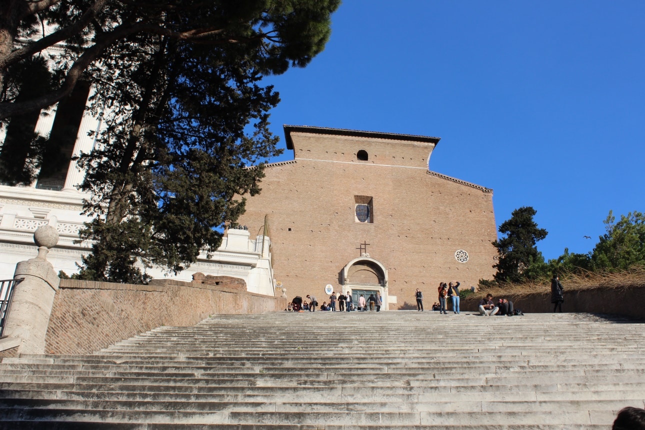 iglesia santa maria en aracoeli escalinata