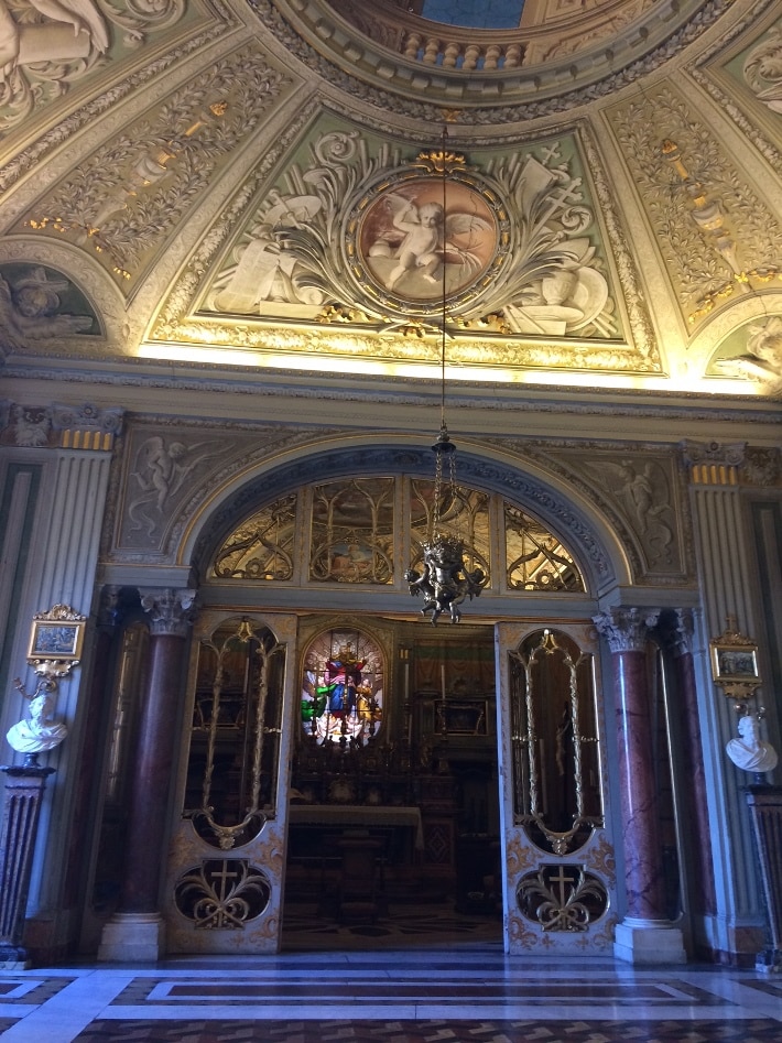 roma barroca capilla palacio Doria Pamphilj