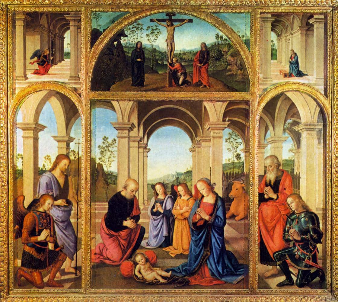 perugino poliptico albani torlonia roma