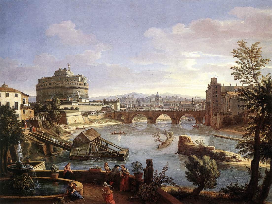 Castillo sant angelo sud van wittel 1690