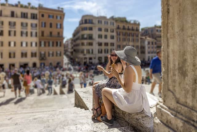 el clima a Roma durante el verano