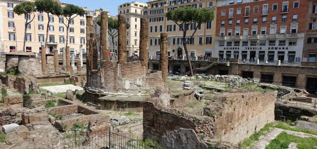 largo argentina visitar roma gratis