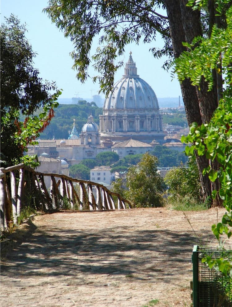 Vistas Cupula san Pedro Monte Mario