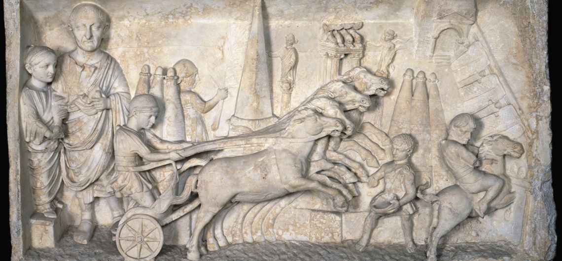 ue ver en roma carrera circo maximo museos vaticanos relieve
