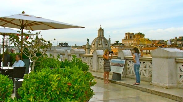 terraza panoramica vittoriano vistas