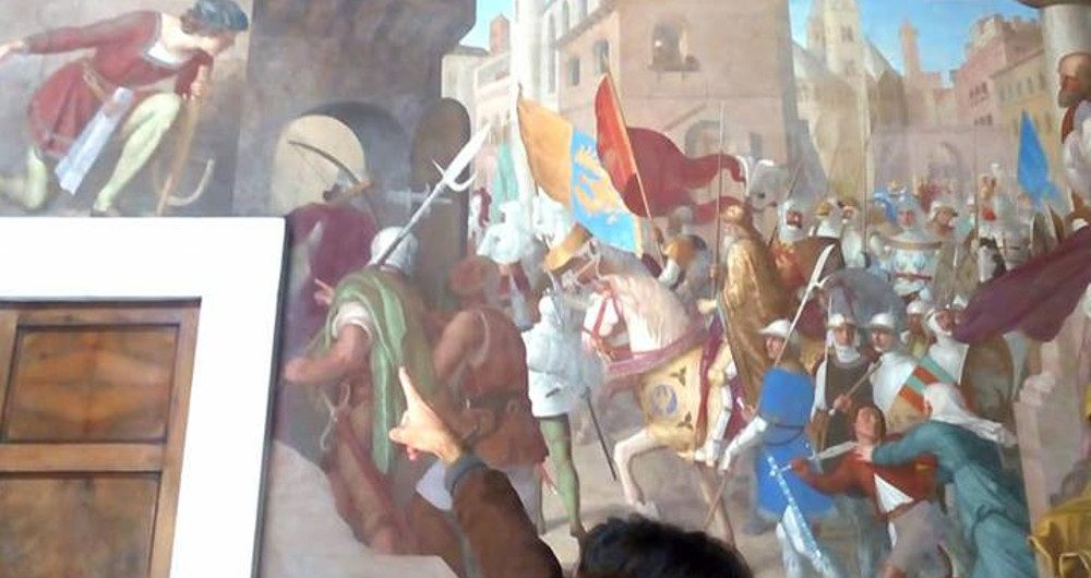 visita guiada villa giustiniani frescos orlando furioso