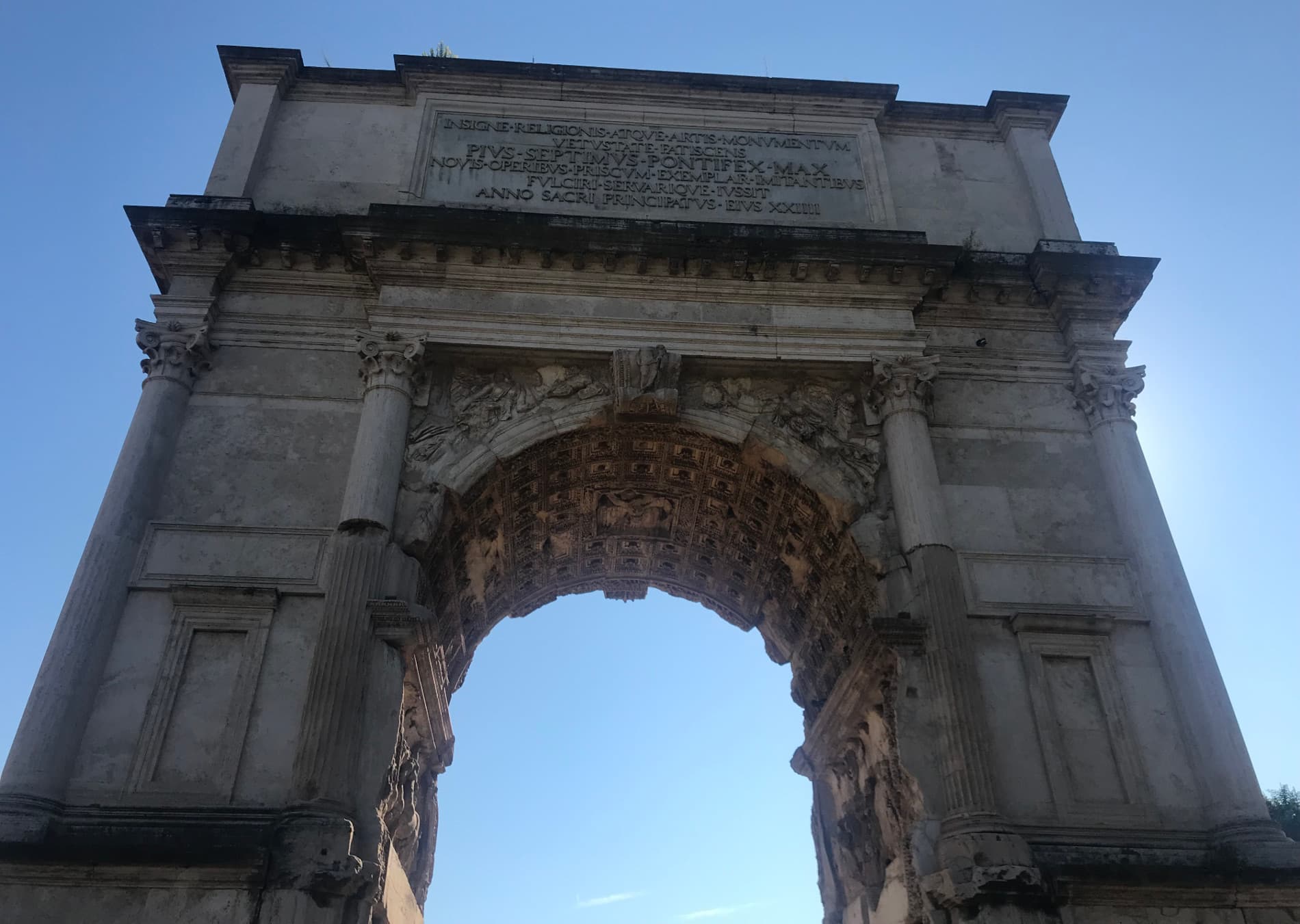 foro romano arco tito