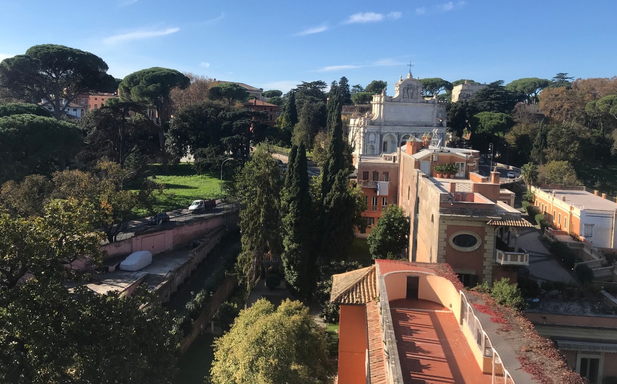 gianicolo fontanone agua paola jardin academia