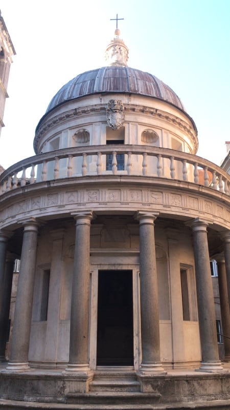 templete bramante gianicolo