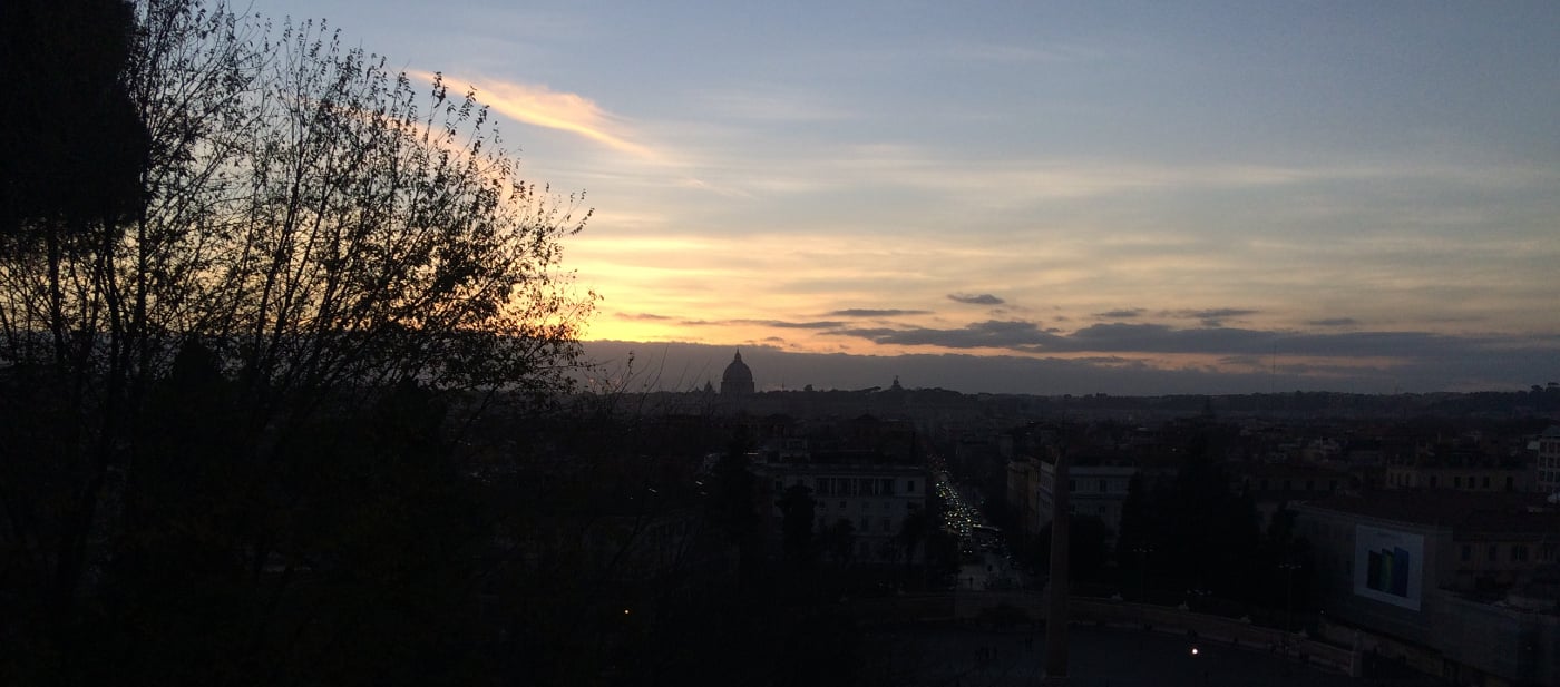 atardecer roma