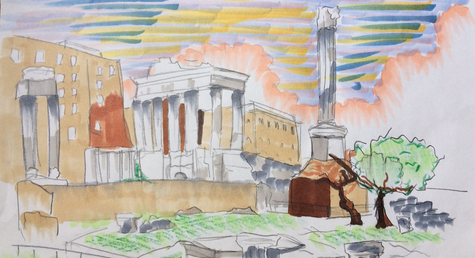 lago curcio foro romano