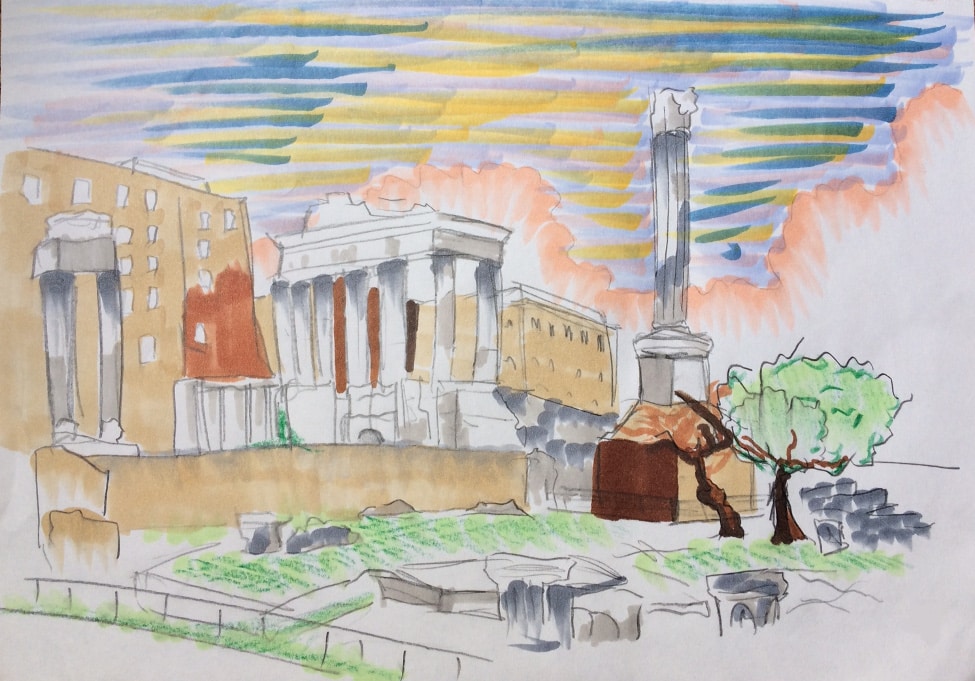 lago curcio foro romano