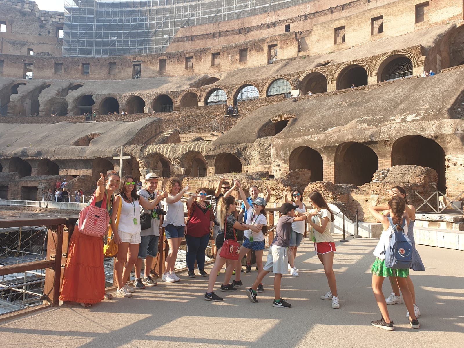 roma con niños