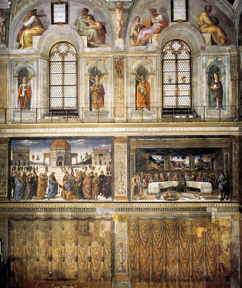 capilla sixtina pared derecha capilla sixtina pared derecha