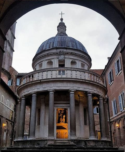 templete bramante san pietro montorio