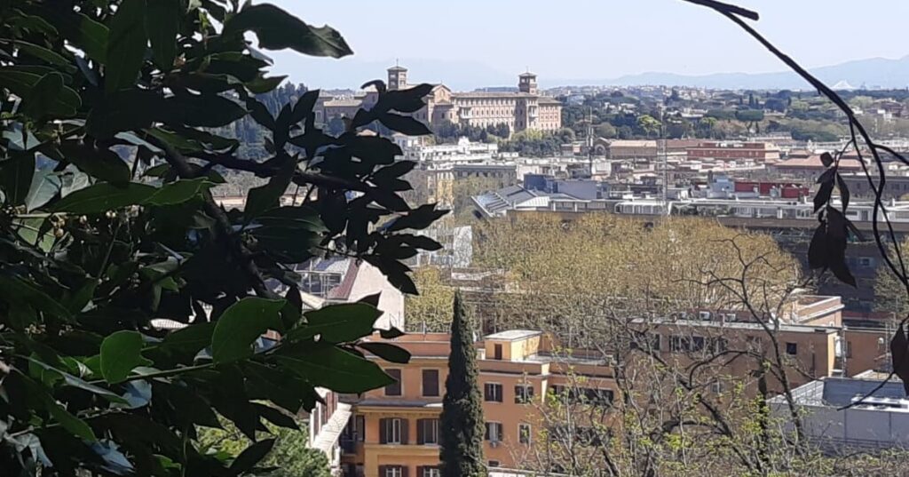 villa sciarra vistas trastevere