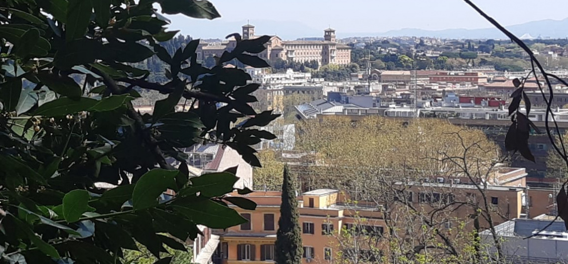 villa sciarra vistas trastevere