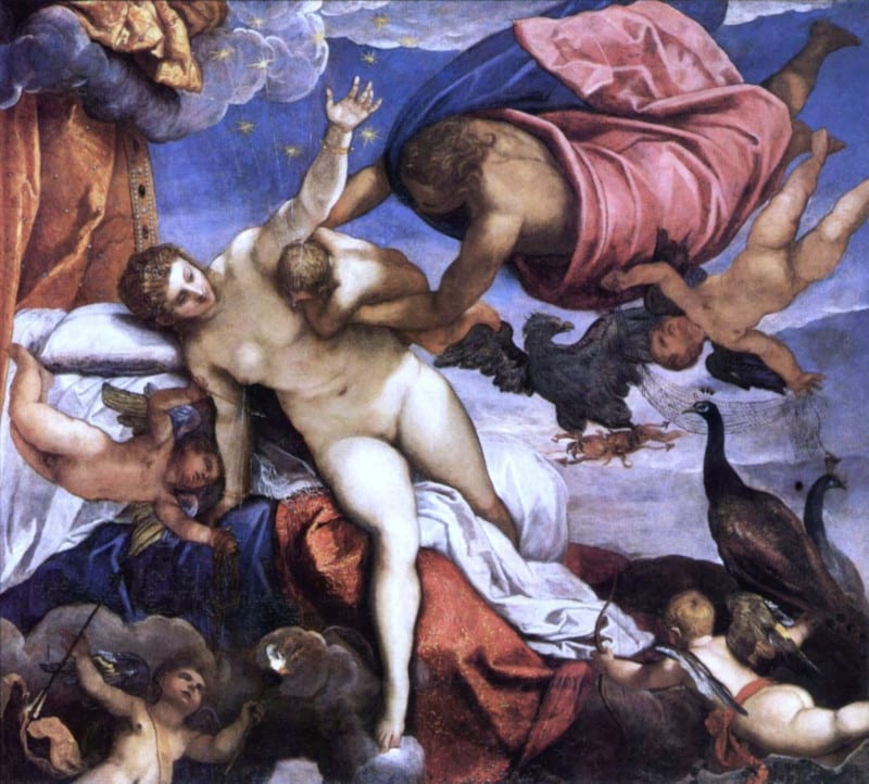 Tintoretto juno amamanta hercules