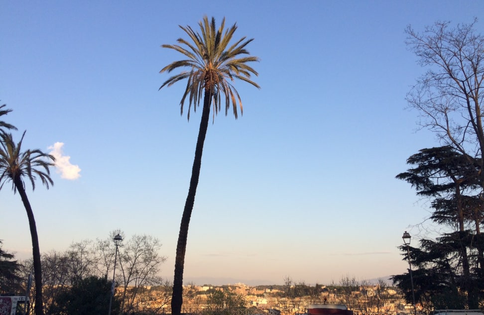 atardecer desde el gianicolo academia españa roma