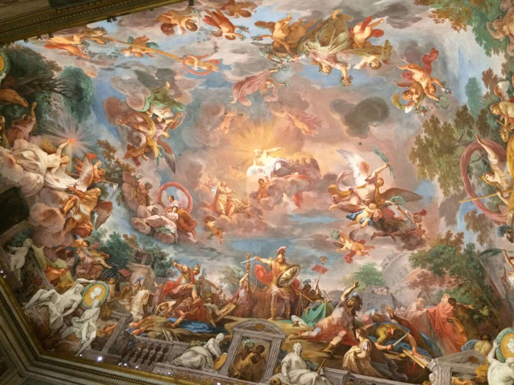 fresco techo galeria borghese