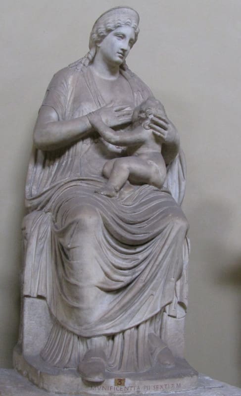 juno amamantando hercules museos vaticanos