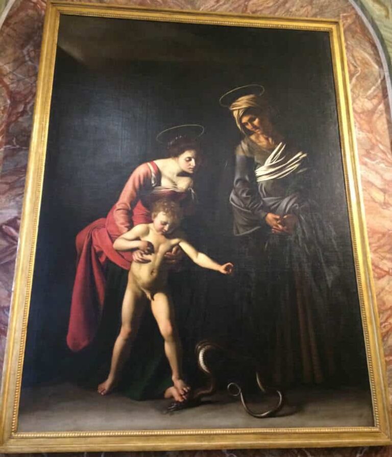 madonna palafrenieri caravaggio galleria borghese