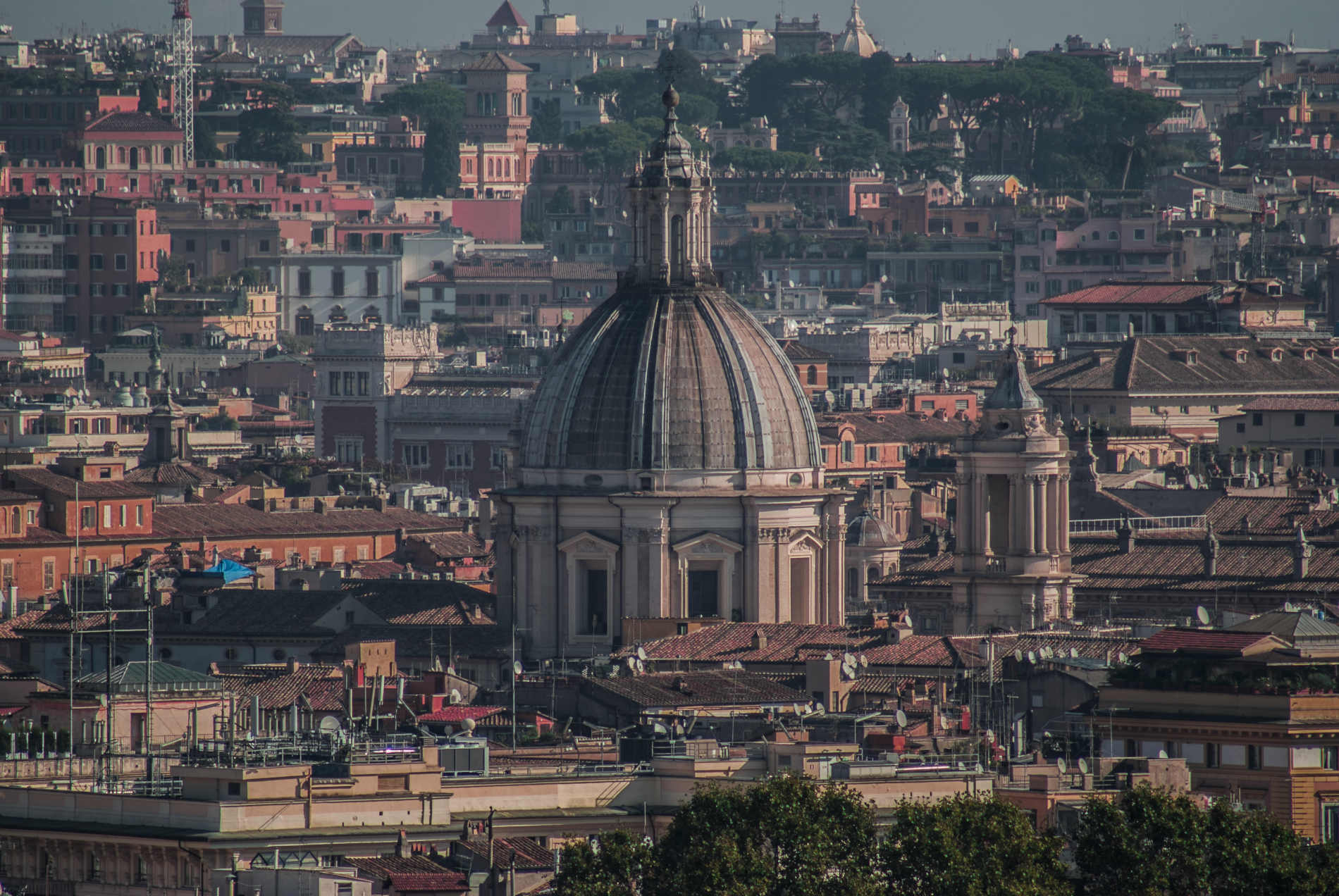 Vistas de Roma desde el Gianicolo