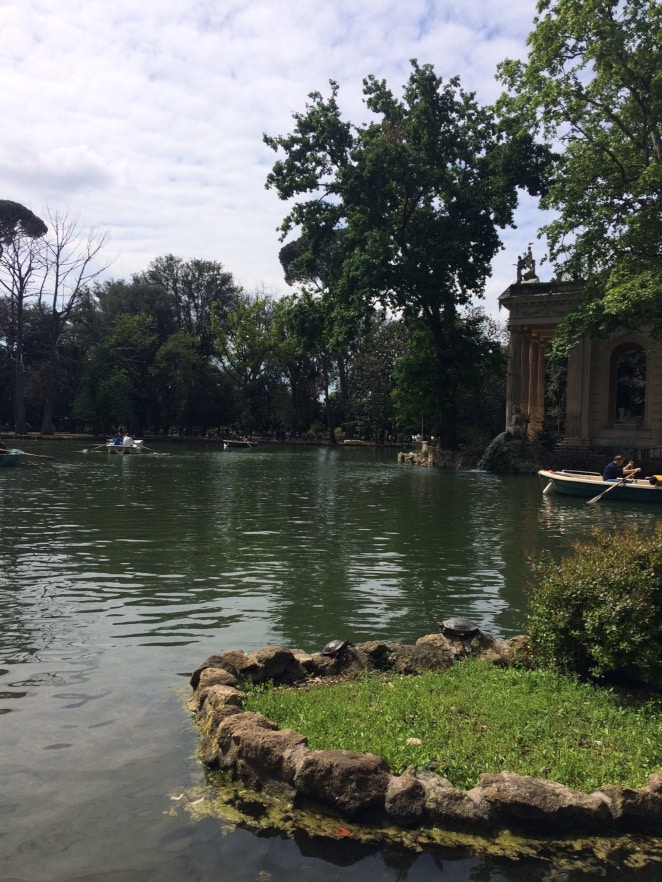 Lugares para correr en Roma. Villa Borghese