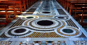 suelo cosmatesco en Basilica de Santa Prassede