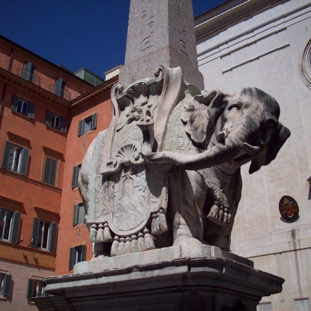 elefante bernini santa maria sopraminerva