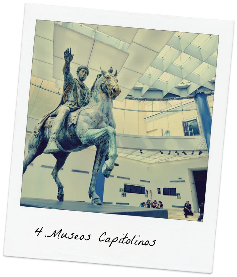 museos capitolinos marco aurelio estatua