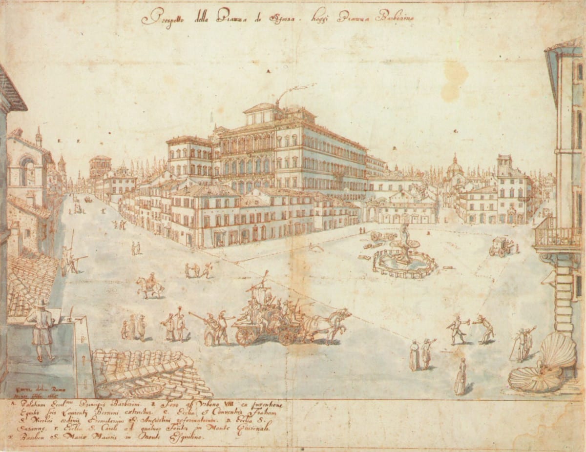 plaza barberini dibujo lieven cruyl